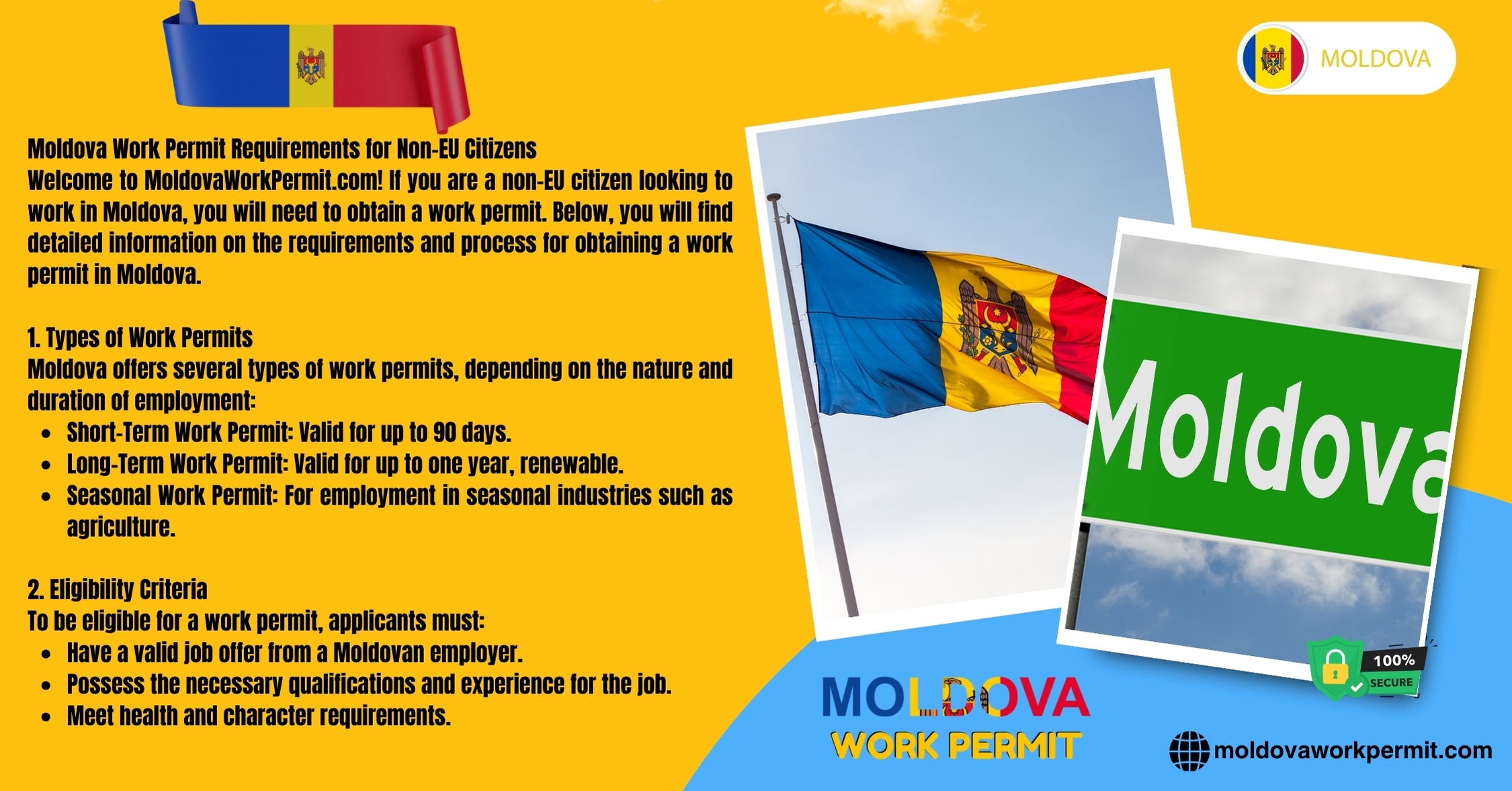 Work Permit and Business Resident Visa Requirements for Kenyan Citizens to Obtain Citizenship in Moldova