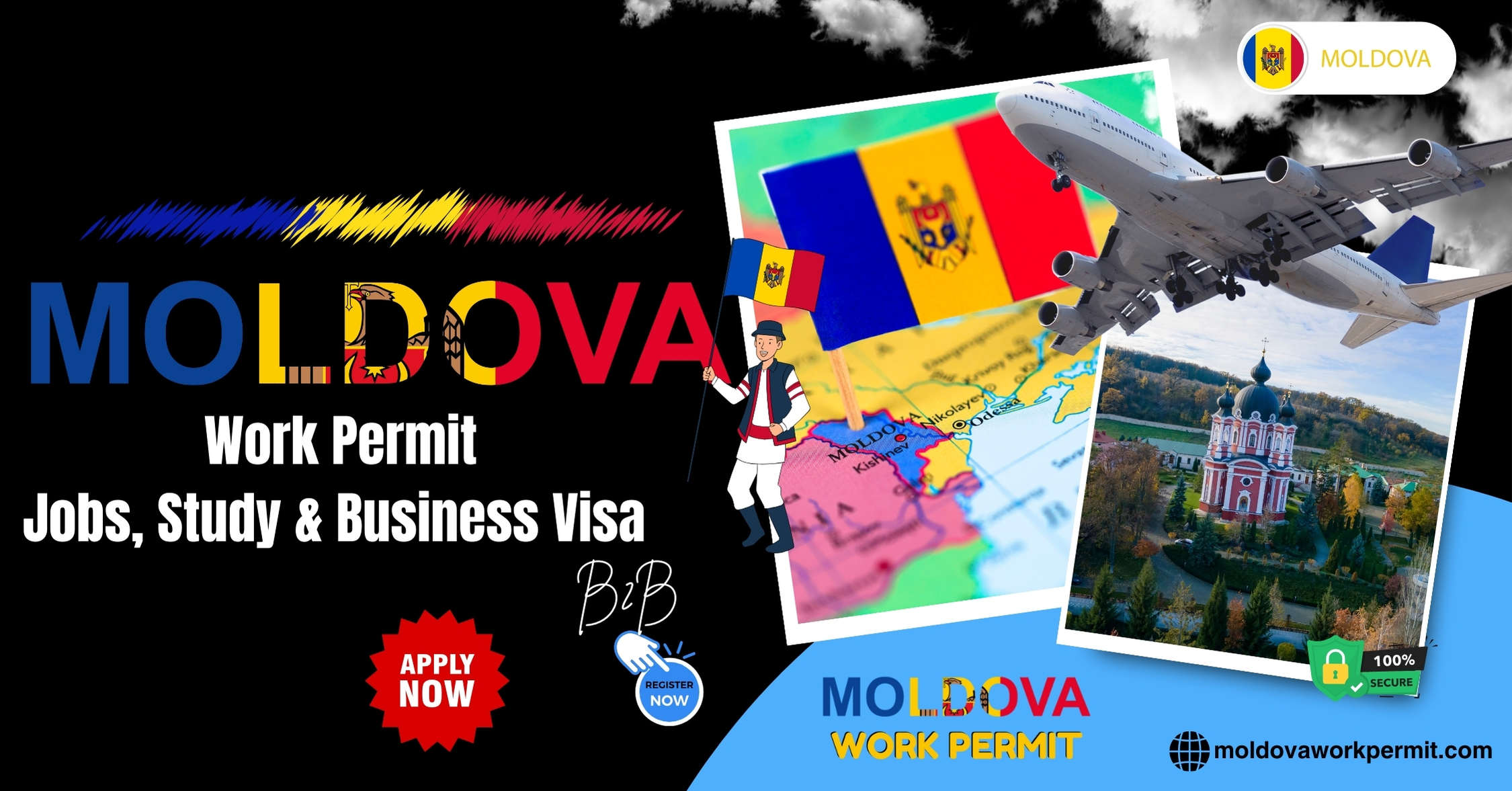 Moldova Work Permit Visa and Business Resident Visa Requirements for Citizens of Nicaragua